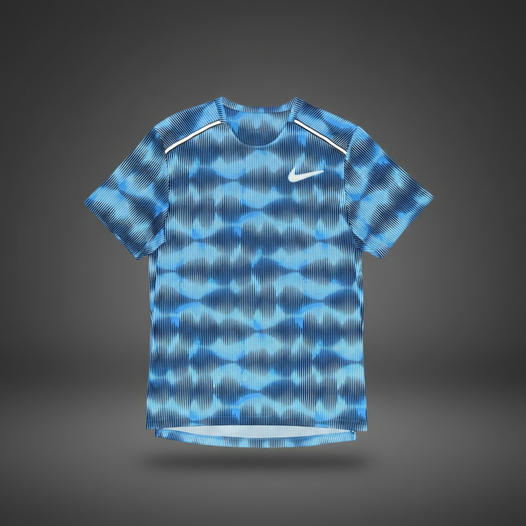 Nike Graphic Miler University Blue T-Shirt