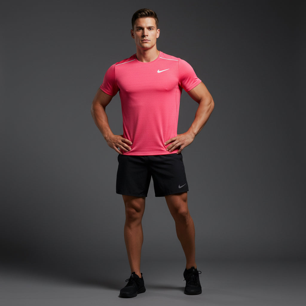 Nike Miler 1.0 Aster Pink w/ Black Flex Stride Shorts Set