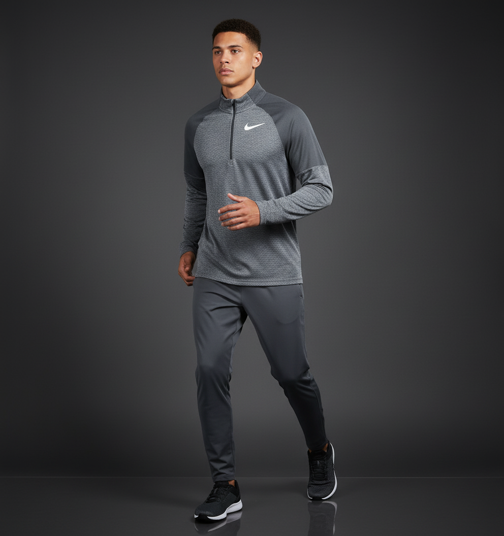 Nike Element Grey 1/4 Zip