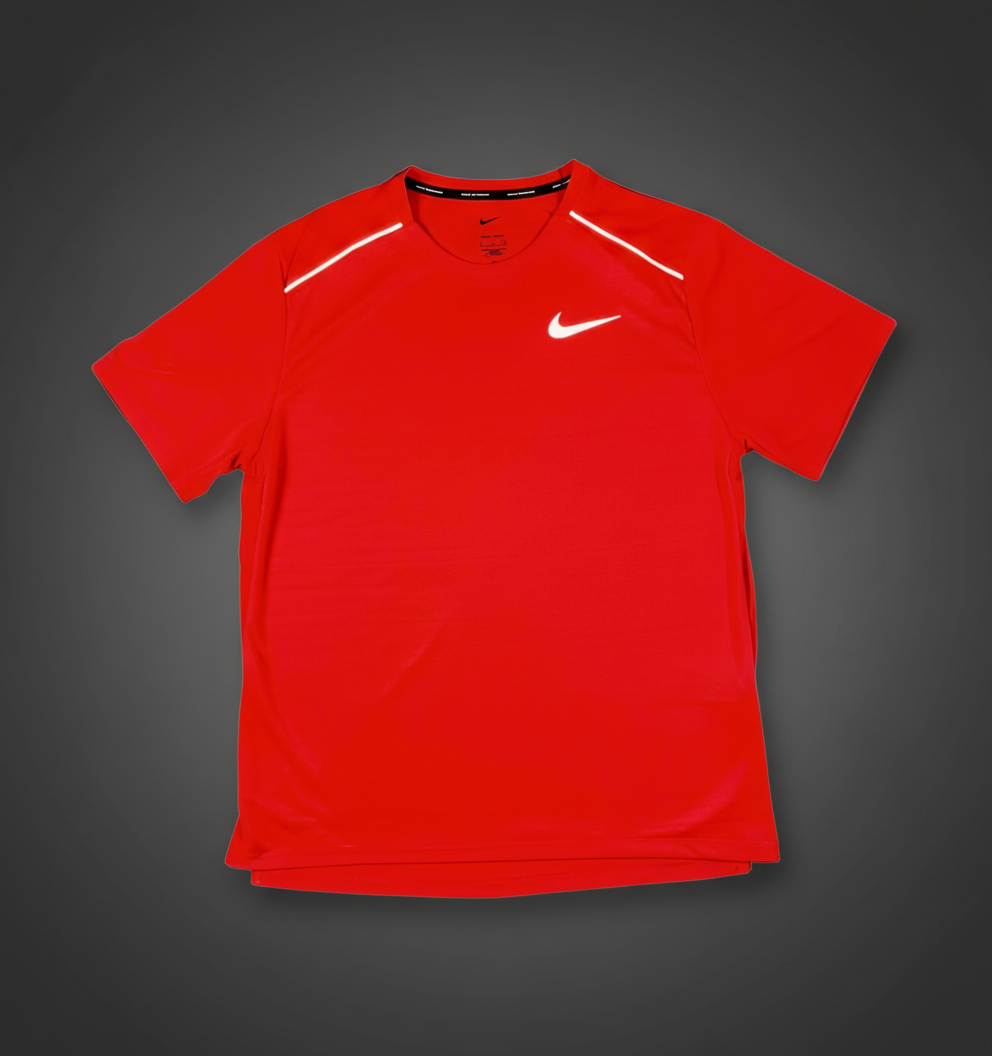Nike Miler 1.0 Bright Crimson T-Shirt