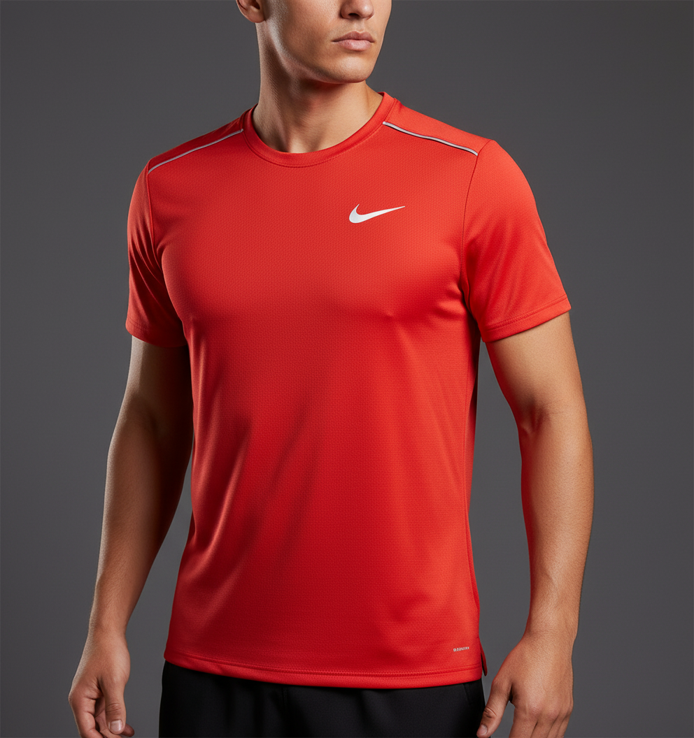 Nike Miler 1.0 Bright Crimson T-Shirt