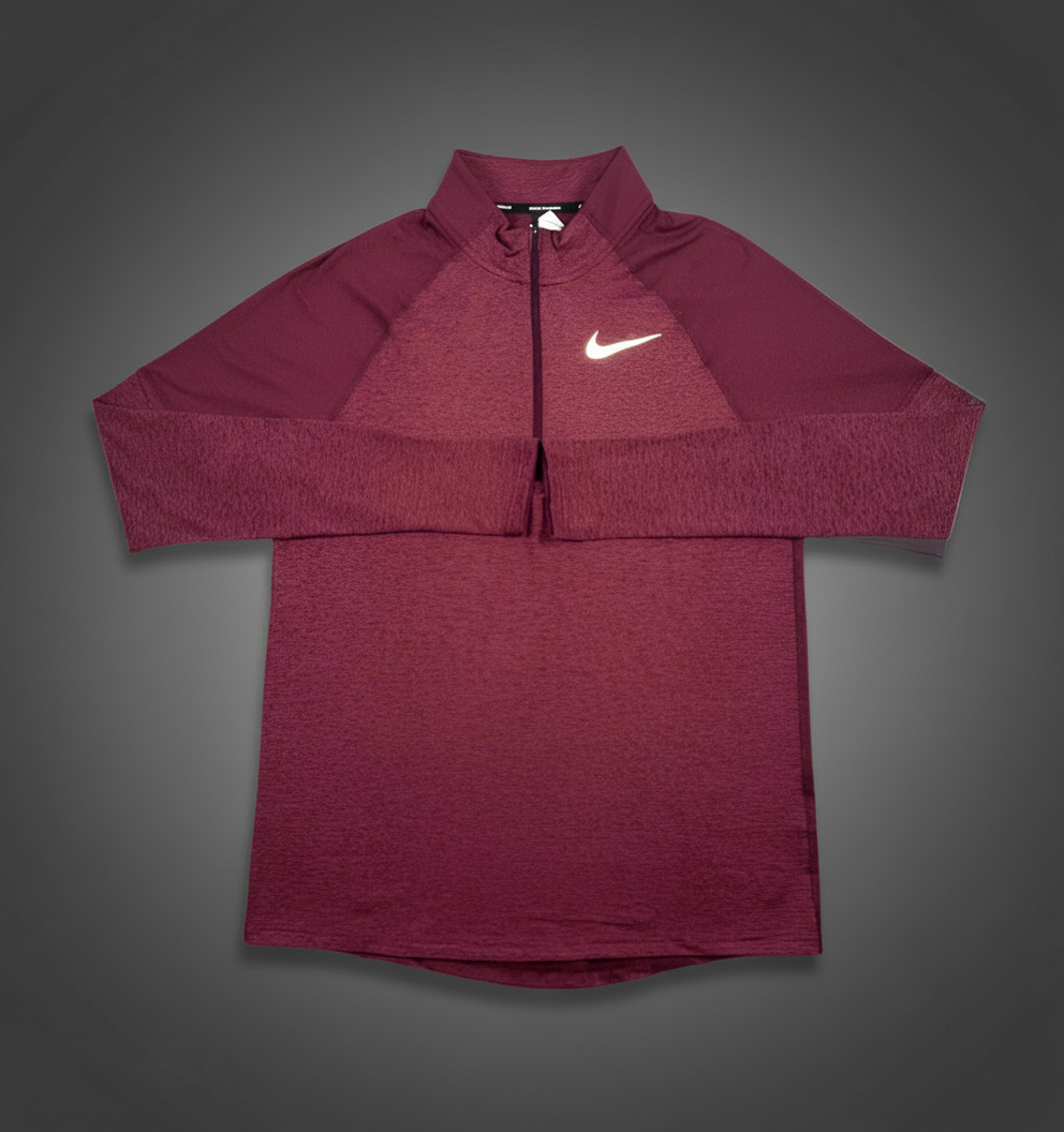 Nike Element Maroon 1/4 Zip