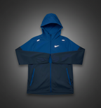 Nike Windrunner Thunder Blue Jacket w/ Black Phenom Bottoms Set