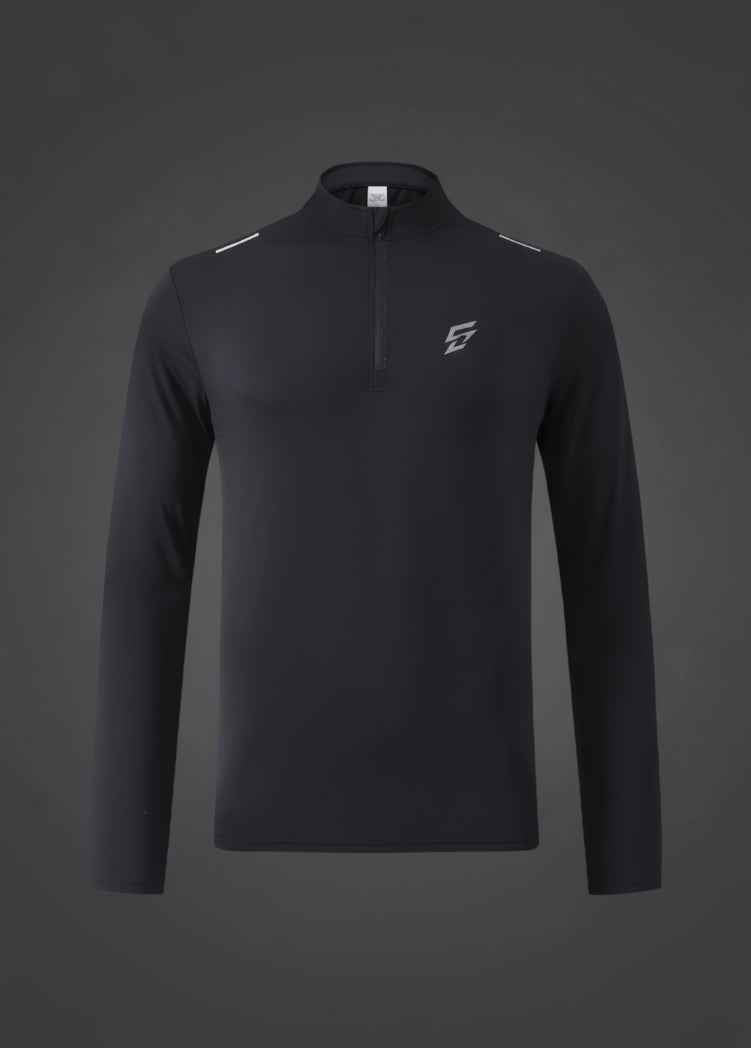 Black ELEV8 Active 1/4 Zip 2.0