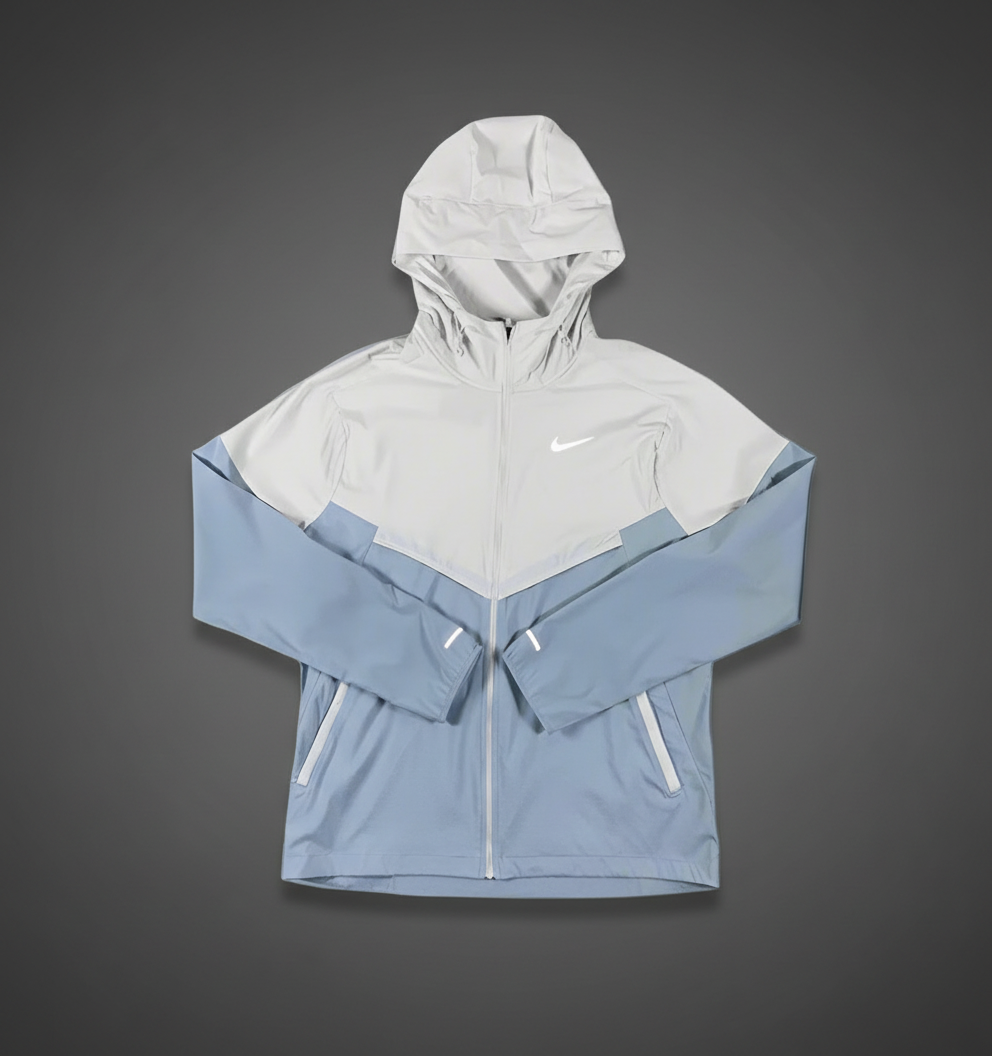 Nike Windrunner Armoury Blue Jacket w/ Black Phenom Bottoms Set