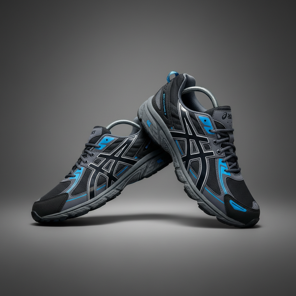 Asics Blue/Black Gel Venture 6