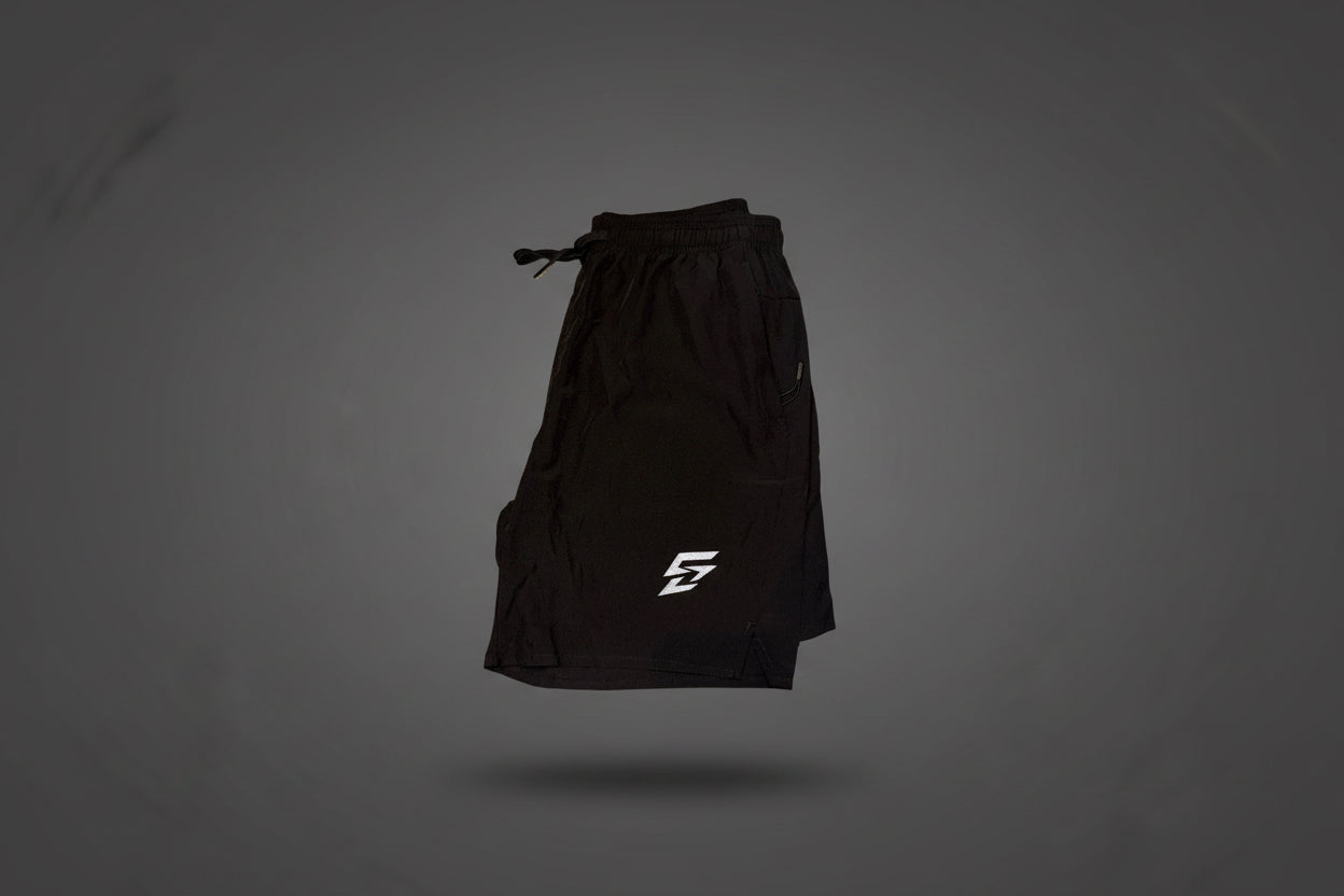 Black ELEV8 Shorts