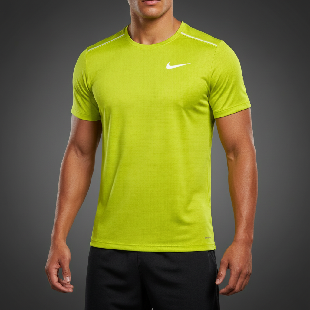 Nike Miler 1.0 Lime T-Shirt