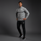 Nike Element Grey 1/4 Zip w/ Black Phenom Bottoms Set