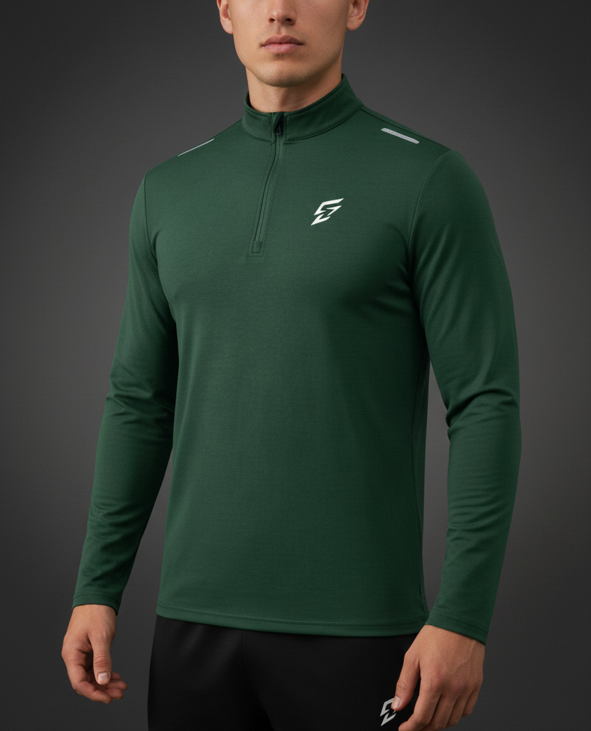 Green ELEV8 Active 1/4 Zip 2.0