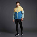 Nike Windrunner Yellow/Blue UV Jacket w/ Black Phenom Bottoms Set