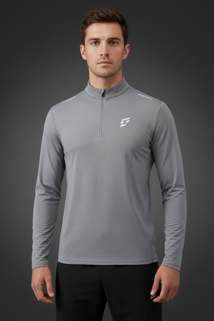 Grey ELEV8 Active 1/4 Zip 2.0