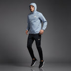 Nike Windrunner Blue Trail Jacket w/ Black Phenom Bottoms Set