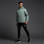 Nike Windrunner Clay Green UV Jacket w/ Black Phenom Bottoms Set