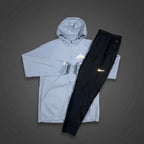 Nike Windrunner Blue Trail Jacket w/ Black Phenom Bottoms Set