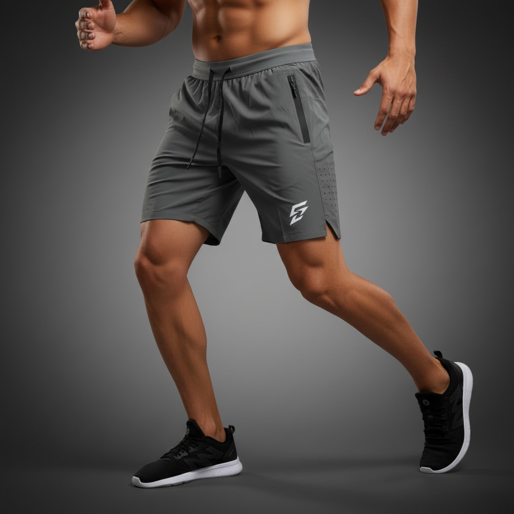 Graphite Grey ELEV8 Active Shorts