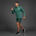Nike Element Vintage Green 1/4 Zip Set