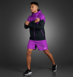 Nike Windrunner Purple UV Jacket w/ Purple Challenger Shorts Set