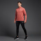 Nike Element Dark Red 1/4 Zip w/ Black Phenom Bottoms Set