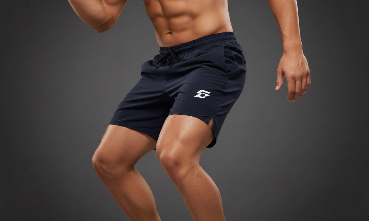 Navy ELEV8 Shorts