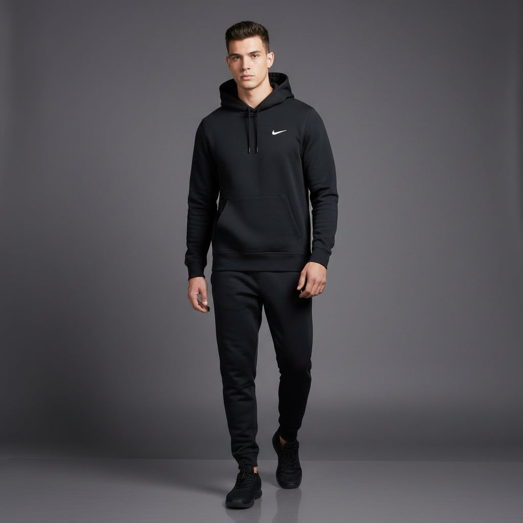 Nike Club Fleece Black Set