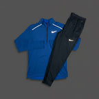 Nike Element 3.0 1/4 Zip Deep Blue & Black Phenom Pants Set
