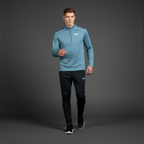 Nike Element Washed Blue 1/4 Zip w/ Black Phenom Bottoms Set